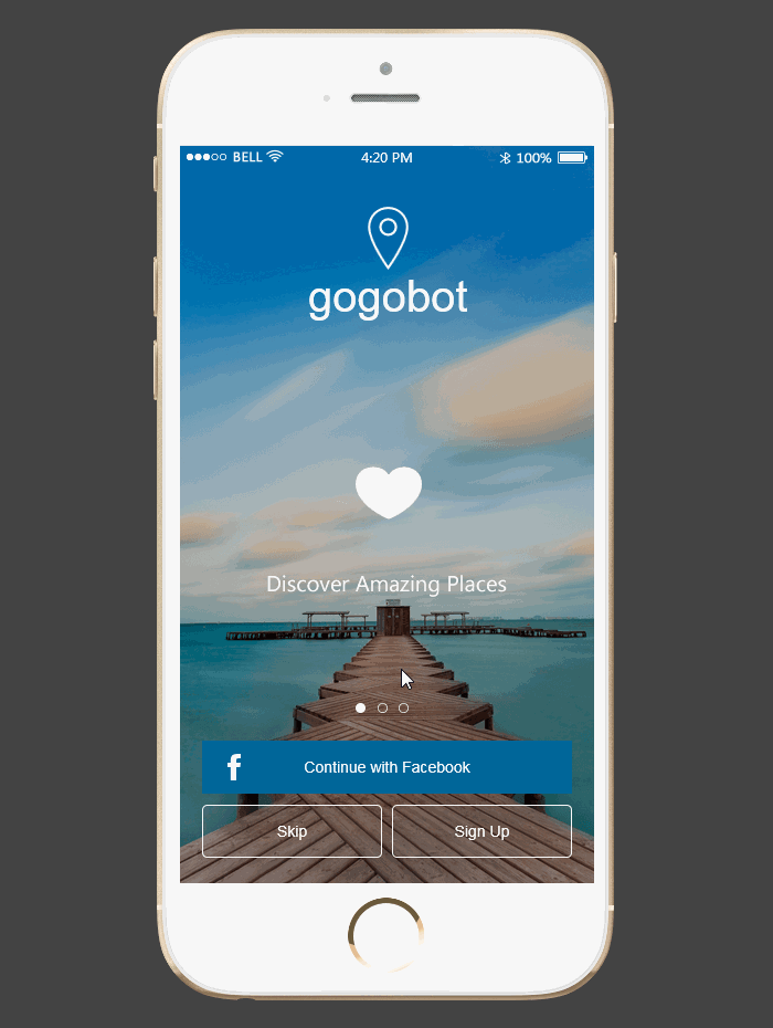 Download Tourism App Design Example Gogobot App Travel