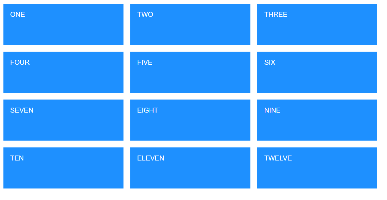 Responsive Grid Layout
