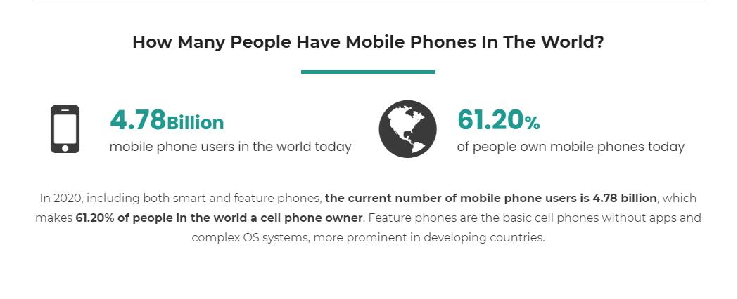 Mobile Users Numbers