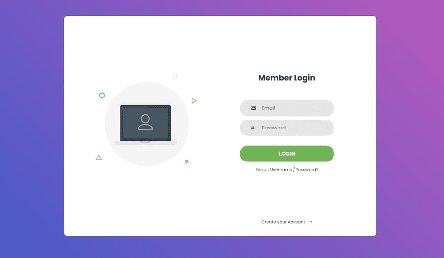 40 Best Login Page Examples And Responsive Templates [FREE DOWNLOAD]