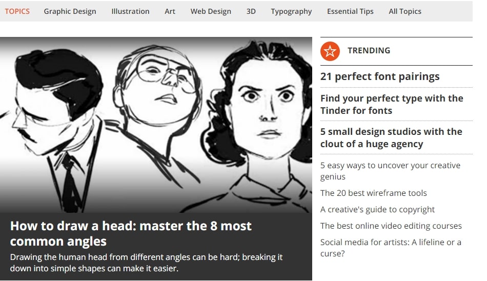 Creative Website Design Inspiration: Quick Draw