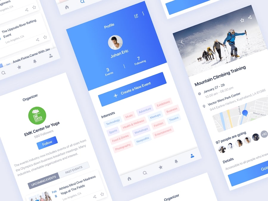 Fresh Inspirational Mobile Ui Design Examples Templates On Dribbble