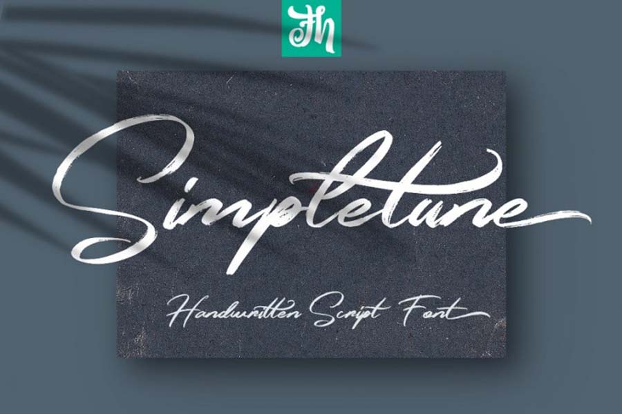 handwritten script font free