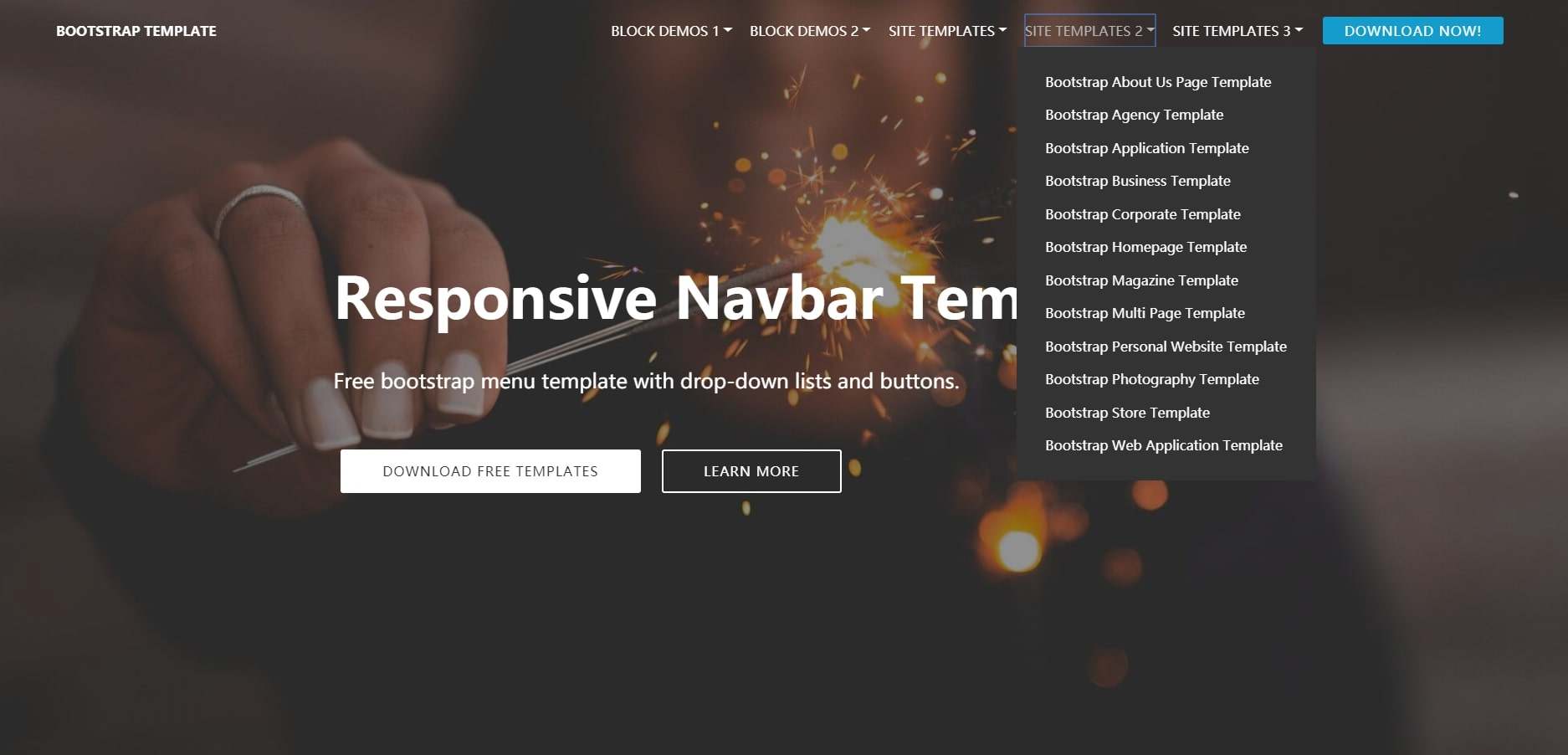 Bootstrap 4 Navbar Templates Centered Logo Responsive Mazanti