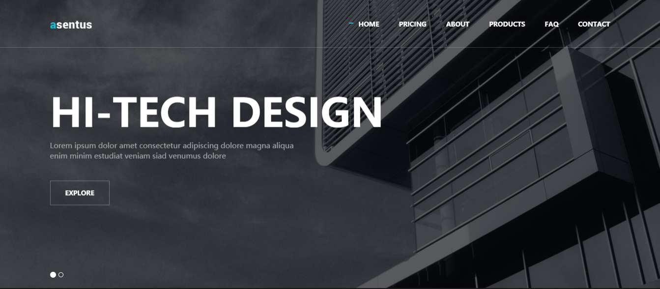 template website html css responsive