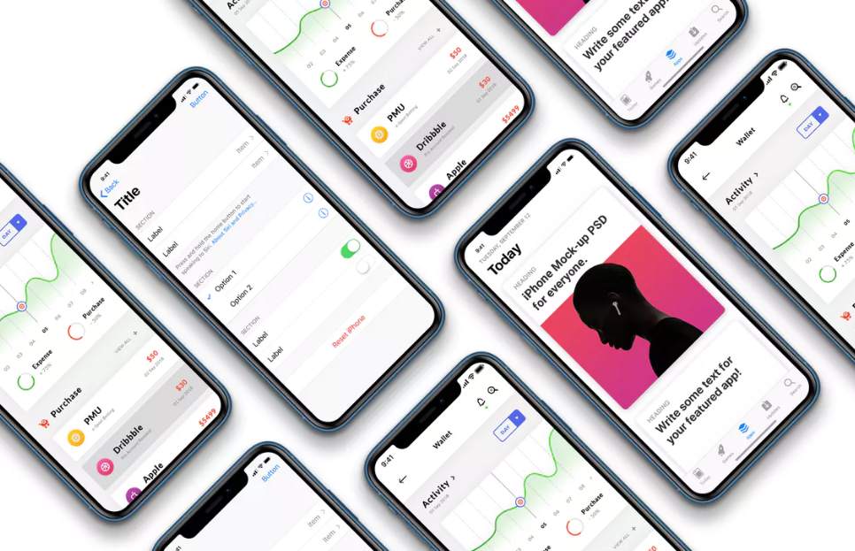 Download 42 Best iPhone X, iPhone XS(Max) Mockups for Free Download ...