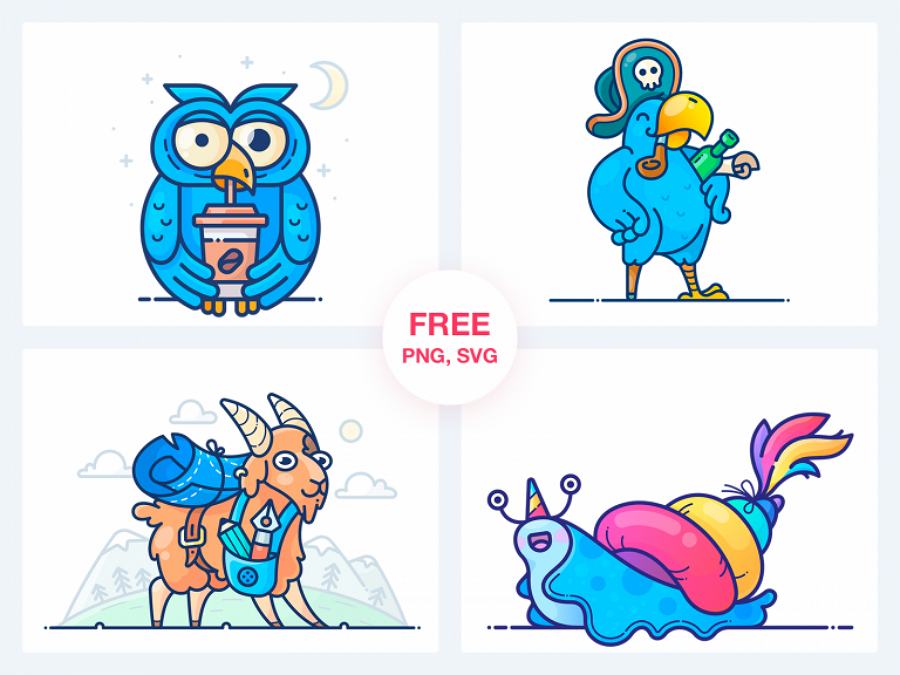 Free Vector Illustrations [commercial use]