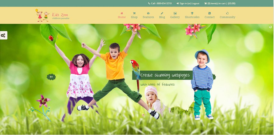 education website template