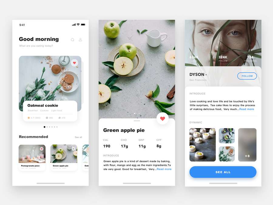 Best 15 Examples of Popular Card UI Design for Inspiration in 2018