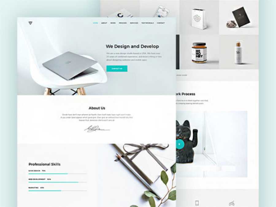 20 Best Free Design Website Templates [PSD Files]