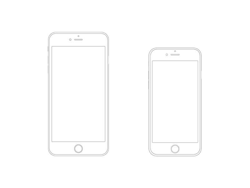 mobile wireframe mockup free psd