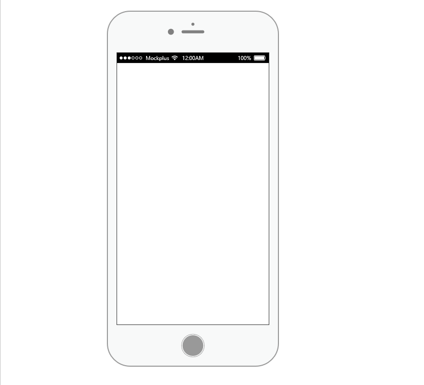 iphone 4 template white