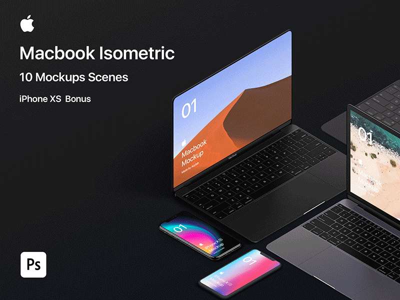 Download 25 Best Free Macbook Mockups To Create Perfect Web Portfolio Designs