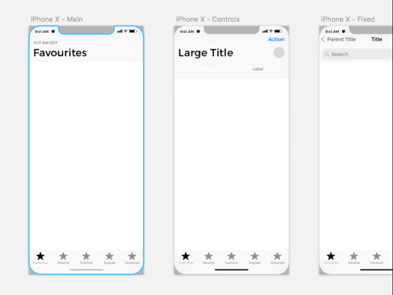 16 Excellent FreetoUse iPhone Wireframe Templates