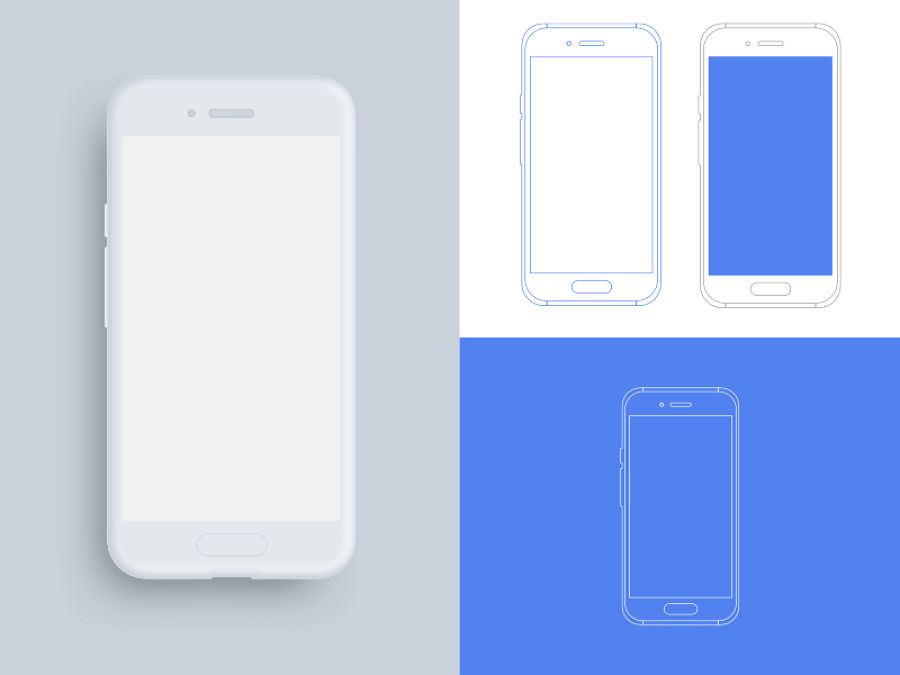 Mobile mockups for Android style - MediaWiki