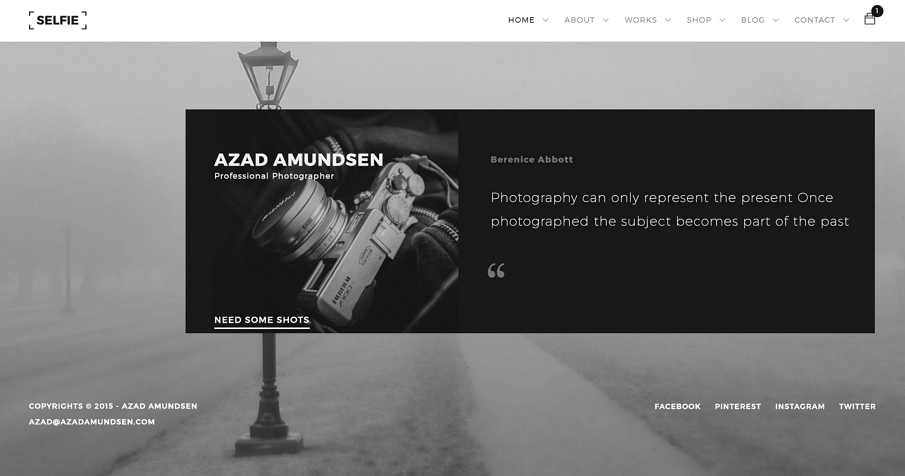 biography website template free download