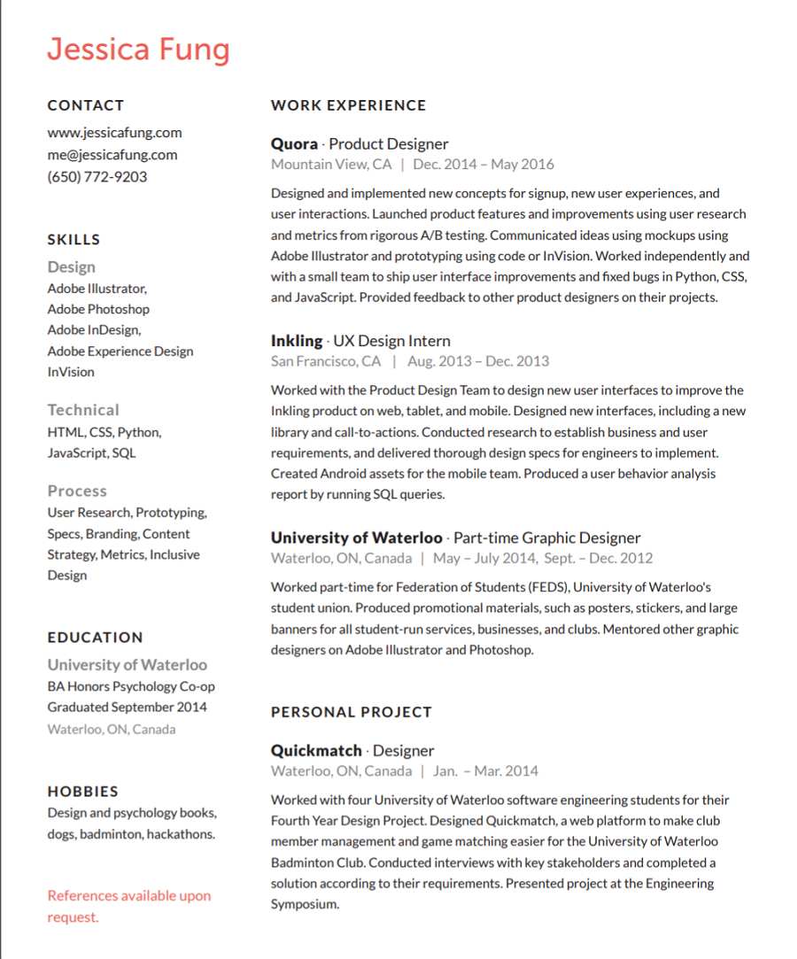 18 Best Free Ui Designer Resume Samples And Templates