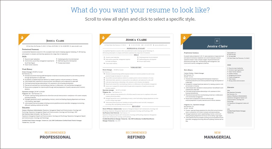 resume template for ui ux designer