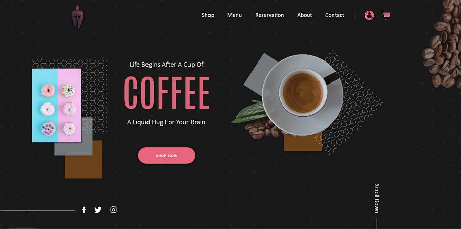 Cafée Website