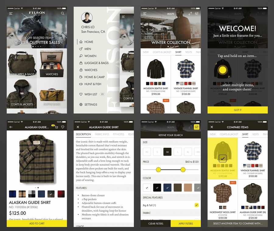 Shop iOS App - UI & Prototype