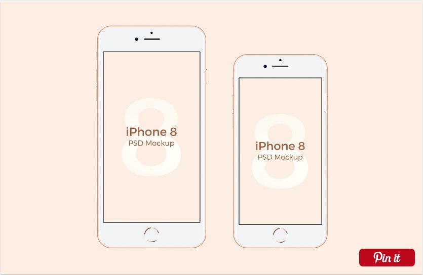 25 Best Iphone 8 Mockups And Templates For Free Download Psd Sketch