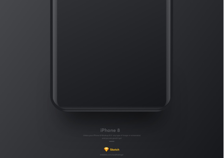 iPhone 8 Sketch Resource