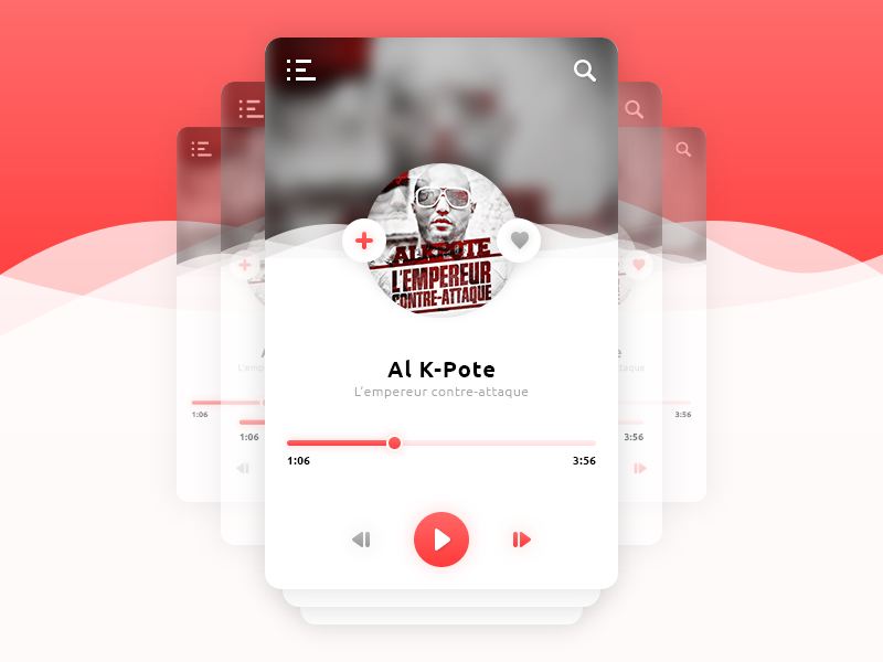 Music Player App Progress Bar Design
