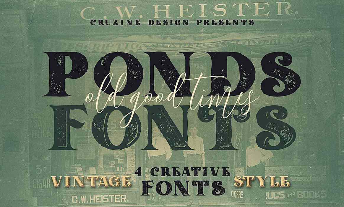 Ponds Typeface