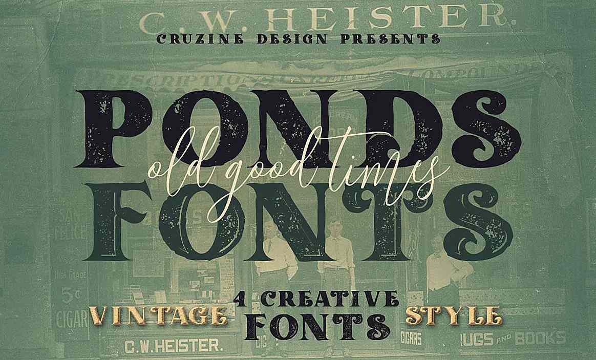 Top 32 Vintage Fonts for Retro Brands