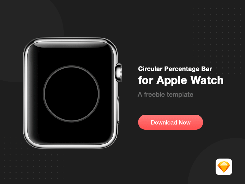 Circular Percentage Bar for Apple Watch