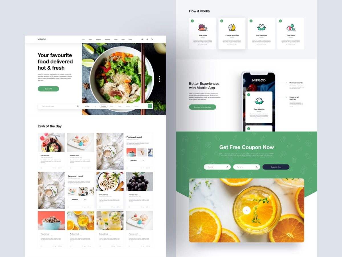 Mi Food - Sketch Template