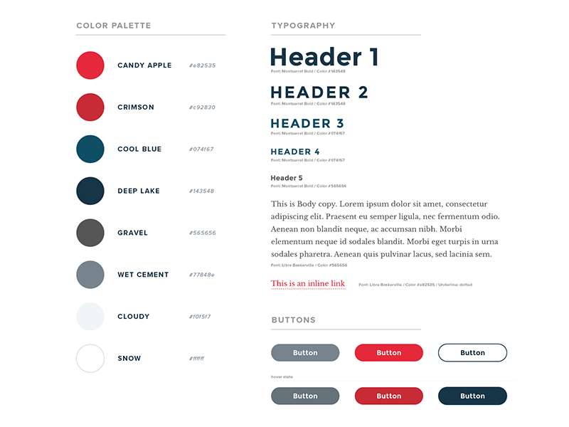 Working with UI Style Guides 