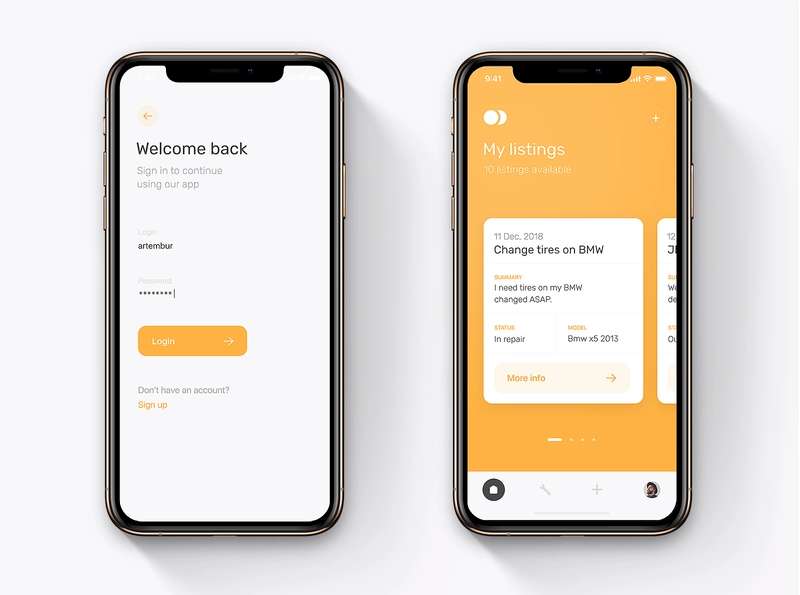 30 Best iPhone X UI Design Examples and UI Kit for Your Next Project