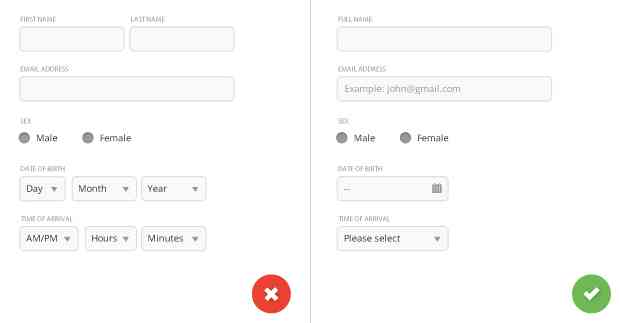 5 Best Practices Of Mobile Form Design Examples And Principles