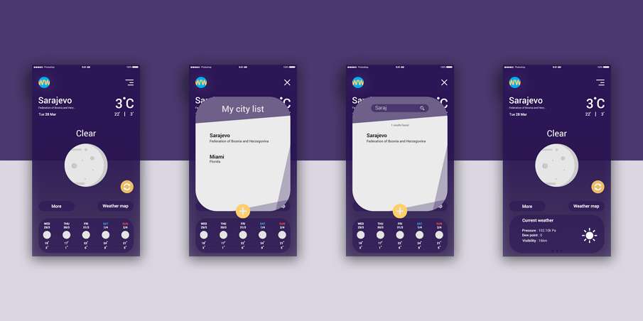 20 Best Flat Ui Design For Mobile App Inspirations Images