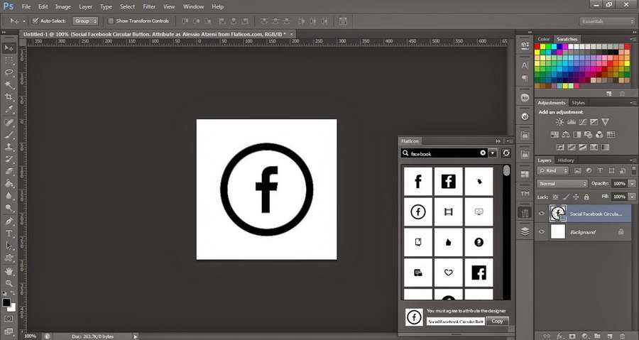 download flaticon plugin for photoshop