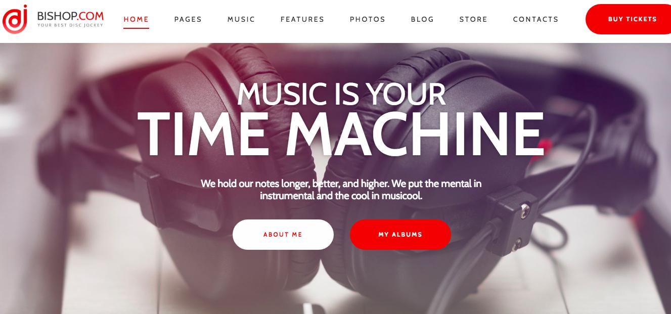 10 Best Music Website Templates and Themes Free Premium