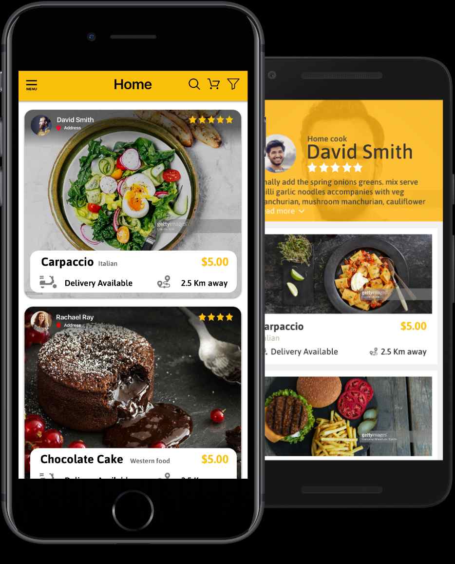 Gourmet Order Mobile App Design