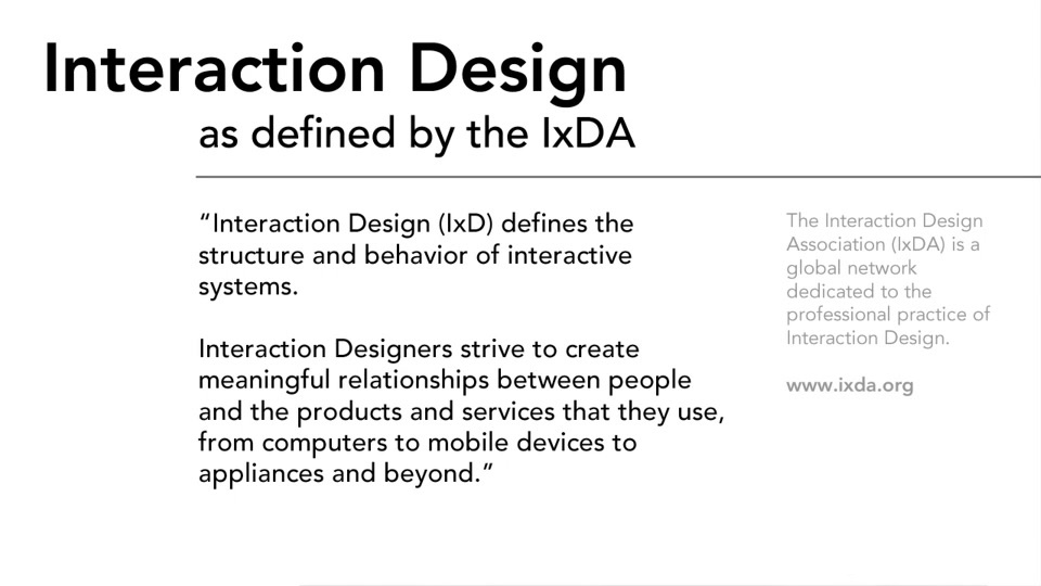 Interaction Design Association – IxDA