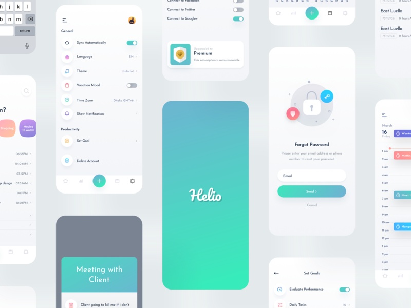 Free Design Materials 25 Great To Do List App Ui Designs For Your Inspiration