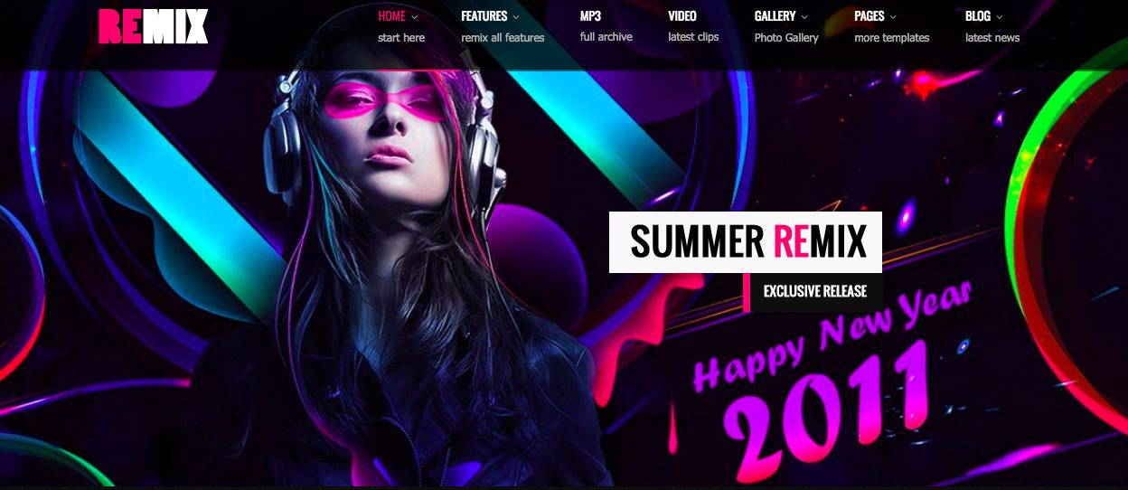 10 Best Music Website Templates and Themes Free Premium