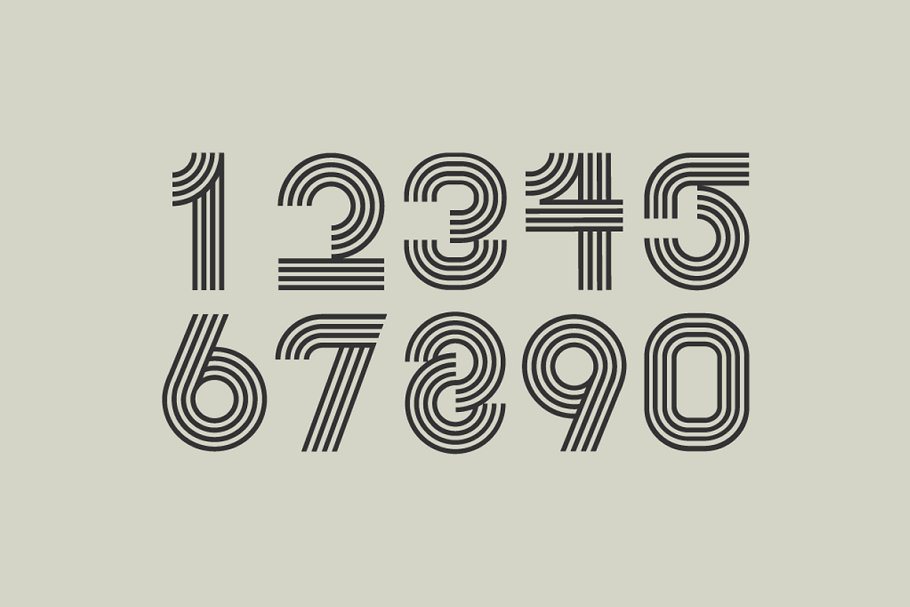 number font design