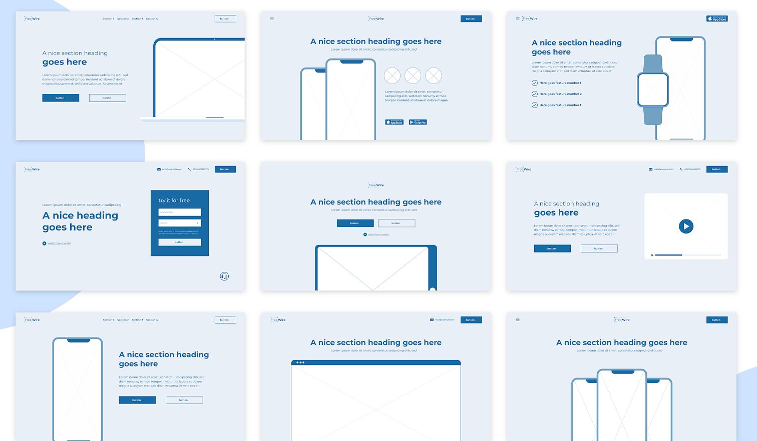 A Rough Wireframe Example