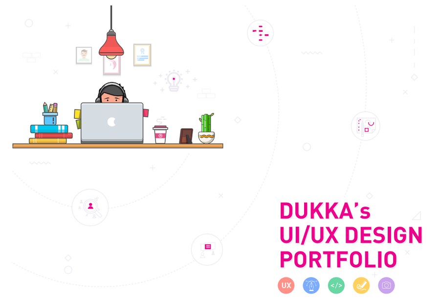 Dukka – a UI/UX designer portfolio