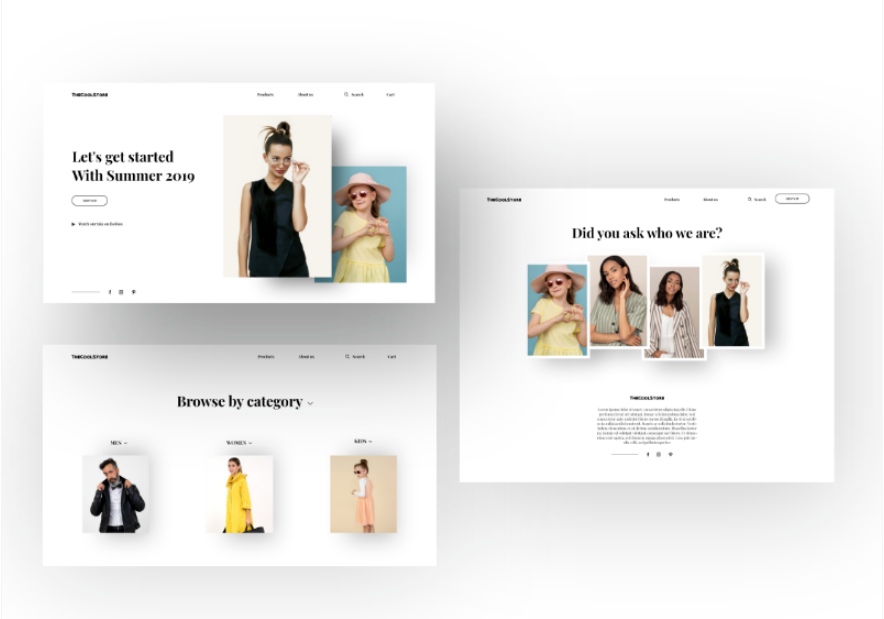 Fashion Ecommerce- Pages