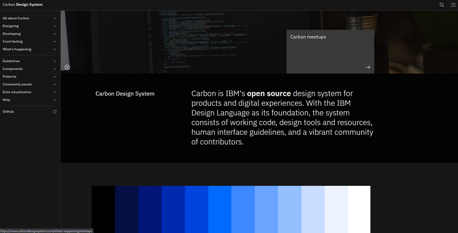 Carbon IBM Design System