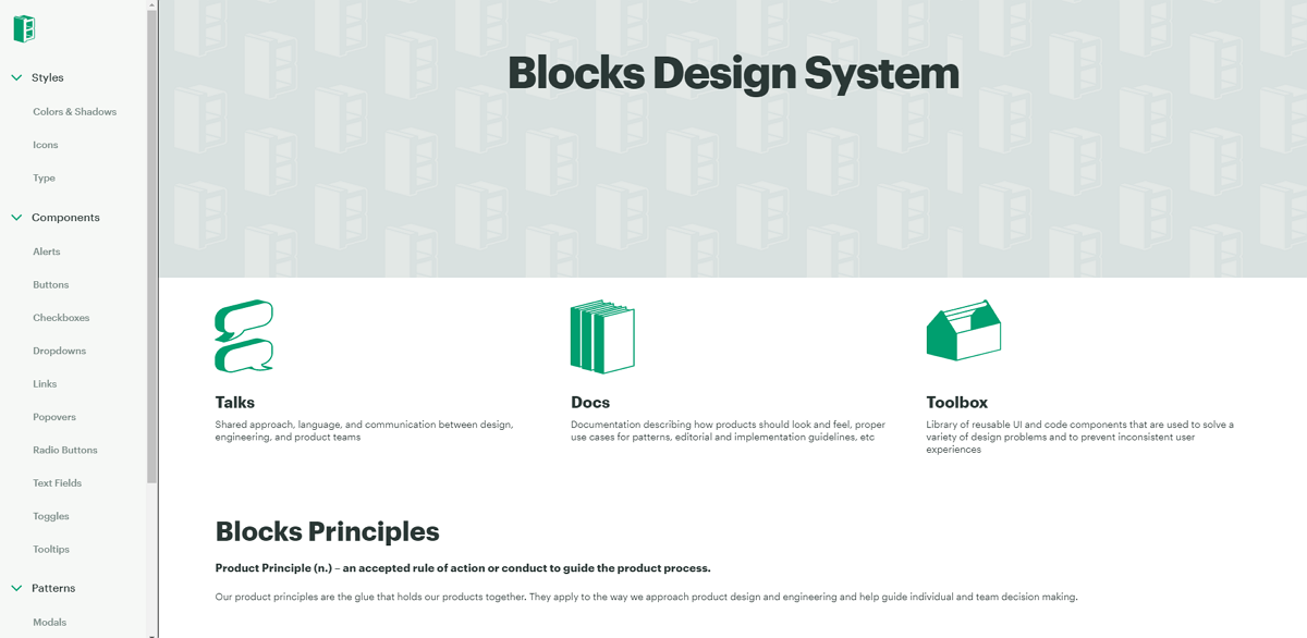 Block Design System