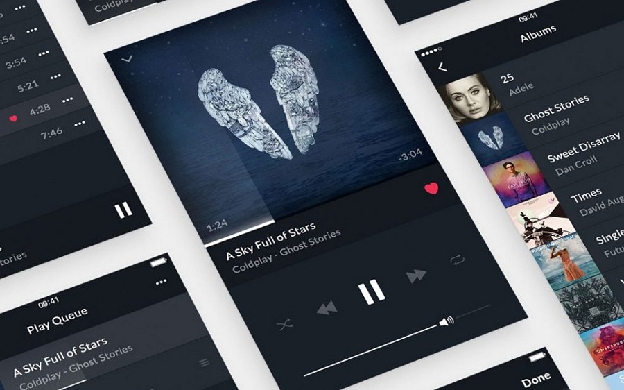 Music Player UI Kit