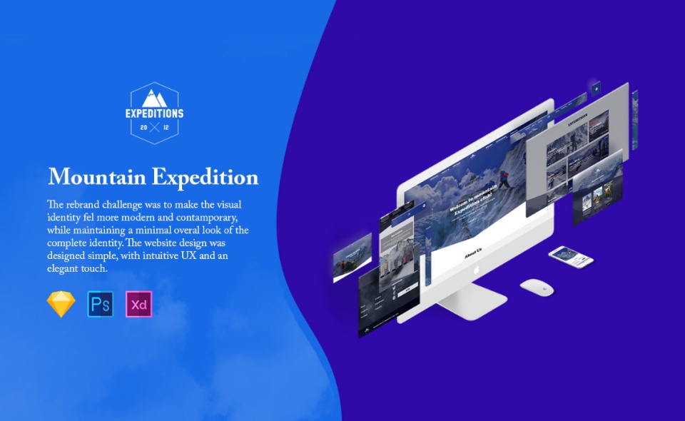Redesign website Mountain Expedition
