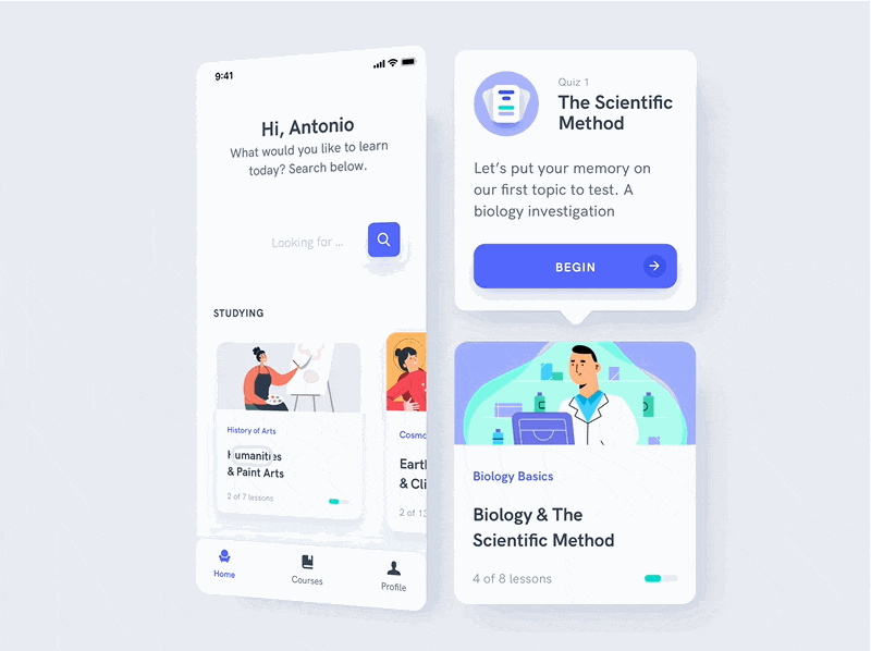 Estudio Mobile App UI Kit I